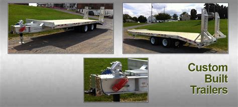 aluminum trailer fabrication|custom built trailers near me.